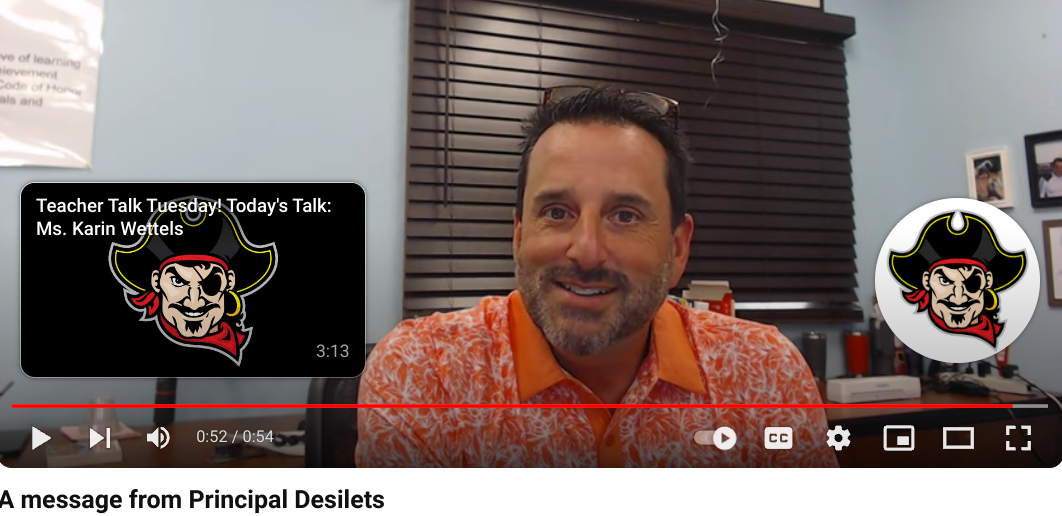 Principal Brian Desilets Principal Brian Desilets